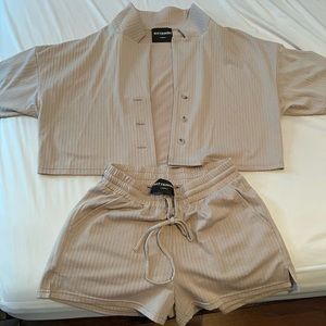 NWOT, Worn once. Kittenish swim cover set. Selling as a set. Xsmall both.